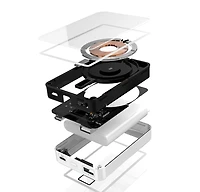 Logiix Piston Power Bank 10000 mAh Crystal MagSafe - White