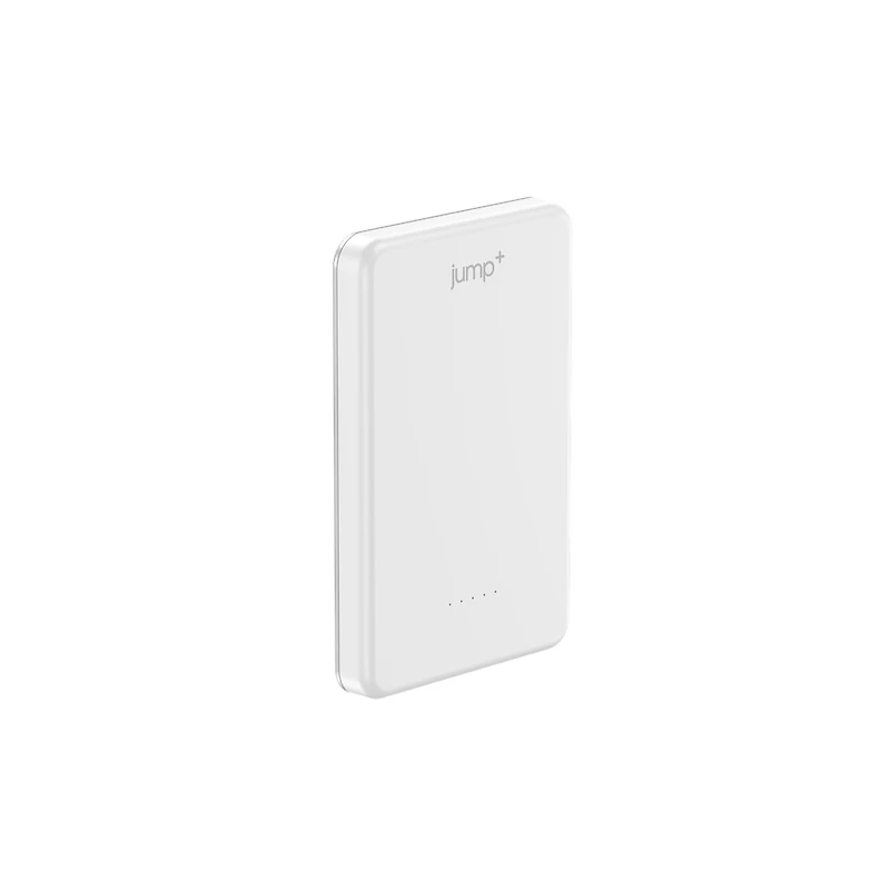 jump+ Qi2 Battery Pack with kickstand White 5,000 mAh
