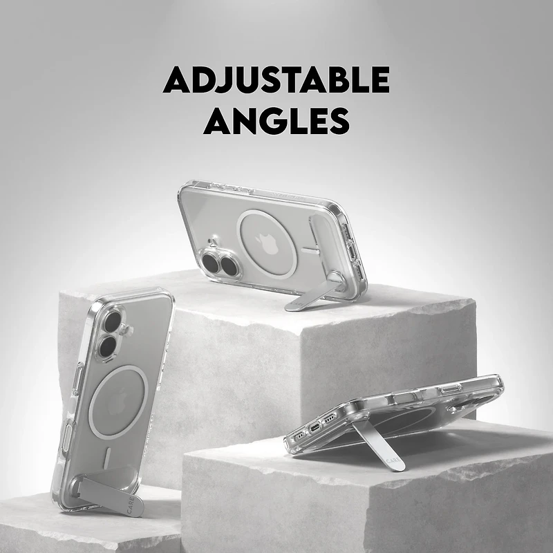 PanzerGlass Care Kickstand case with MagSafe iPhone 17 - Clear