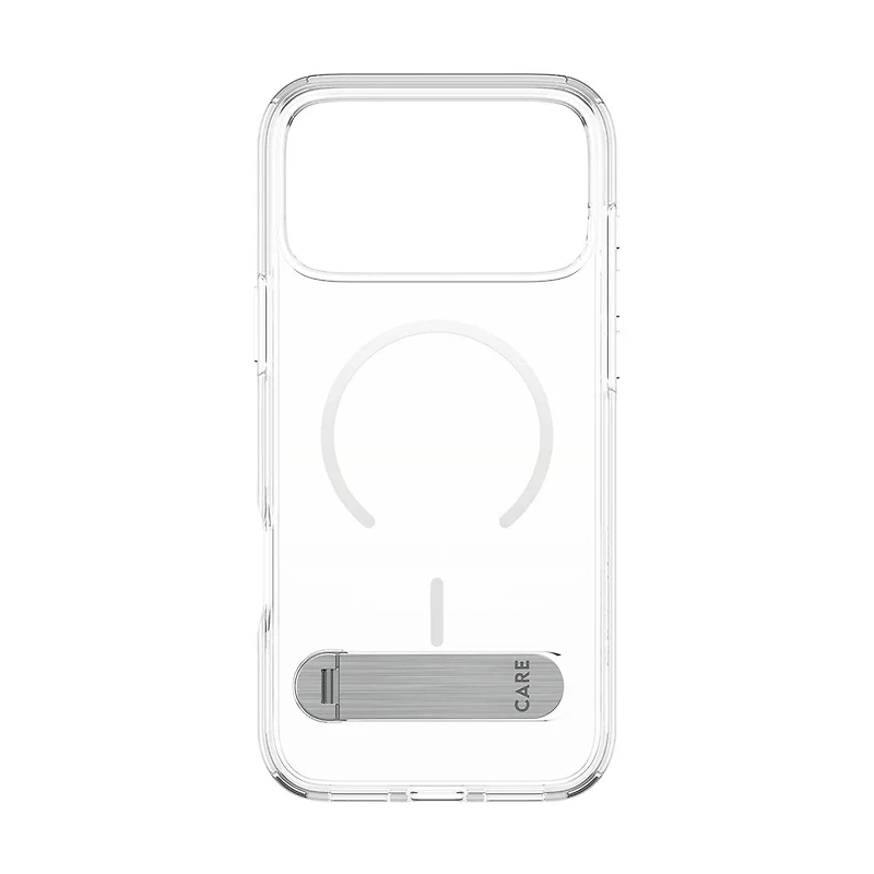 PanzerGlass Care Kickstand case with MagSafe iPhone 17 pro - Clear