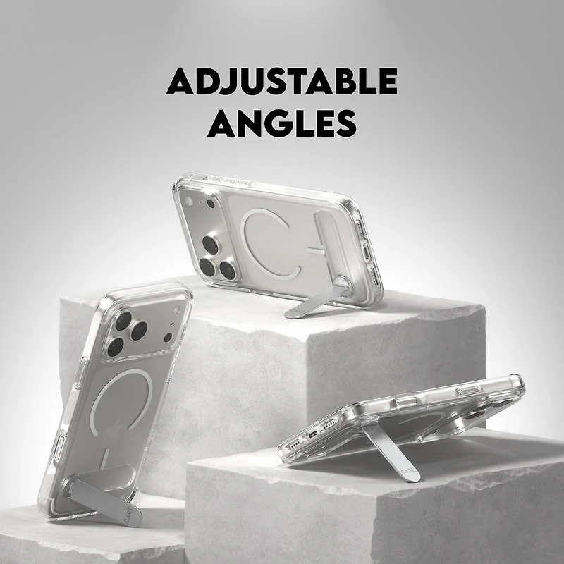 PanzerGlass Care Kickstand case with MagSafe iPhone 17 pro - Clear