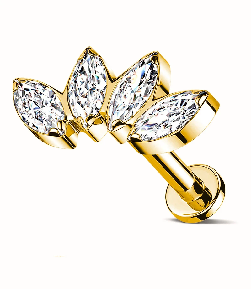11MM 4 Marquise Curved