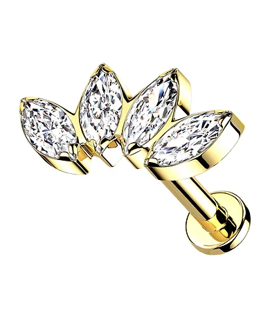 11MM 4 Marquise Curved