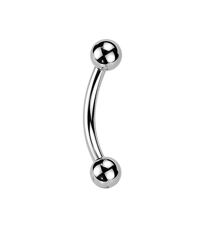 Curved Barbell Silver 16g