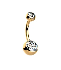 5MM/8MM Double Crystal Barbell