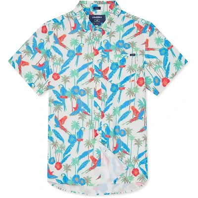 Chubbies Men's Flock Party Perforated Friday Shirt