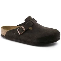 Birkenstock Boston Suede Clogs - Mocha 660461