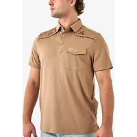 Burlebo Men's Pearl Snap Performance Polo