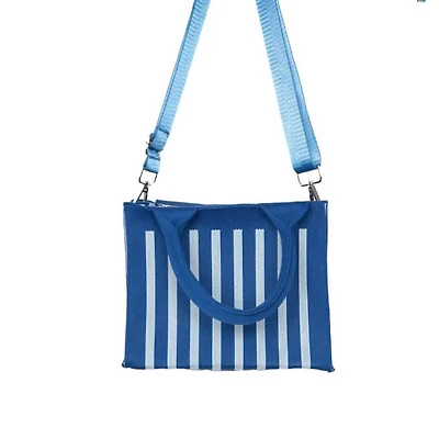 KatyDid Striped Structured Mini Tote
