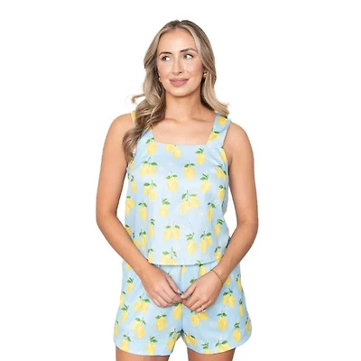 KatyDid Women's Two Piece Lemons Set