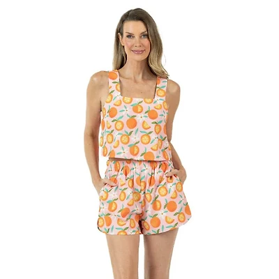 KatyDid Women's Two Piece Peaches Set