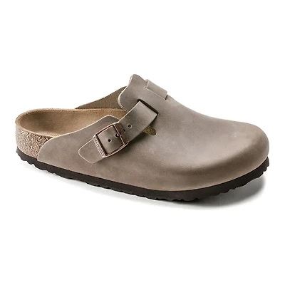 Birkenstock Boston Oiled Leather Clogs - Tobacco 960811