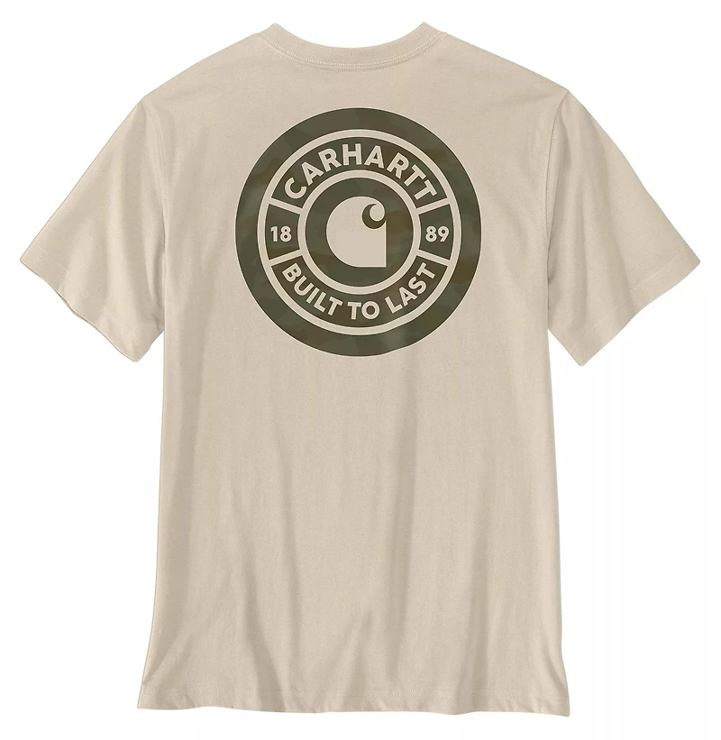 Carhartt Men's Irvine Relaxed Camo Rivet Short Sleeve T-shirt