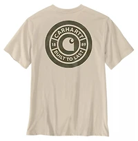 Carhartt Men's Irvine Relaxed Camo Rivet Short Sleeve T-shirt