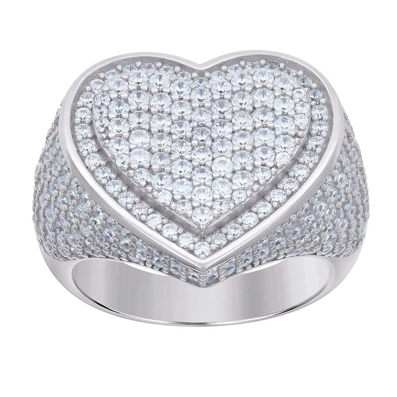 925 Silver Ring With Moissanite Ctw 2.69