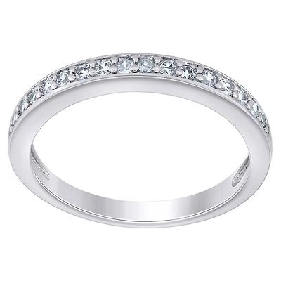 925 Silver Ring With Moissanite Ctw 0.23