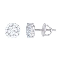 925 Silver Earrings With Moissanite Ctw 0.31