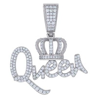 925 Silver Pendant With Moissanite Stones Ctw 1.40