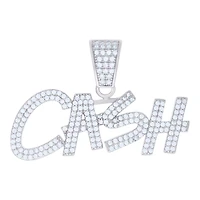 925 Silver Pendant With Moissanite Stones Ctw 1.31