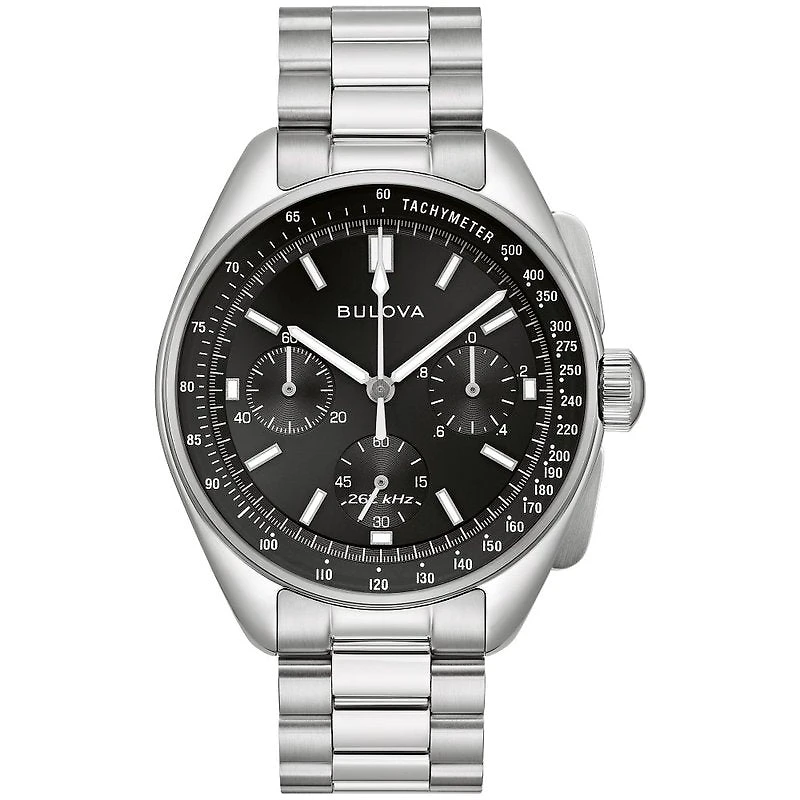 Bulova Lunar Pilot Mens Stainless Steel