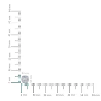 14K Gold Round Baguette Diamond Square Shape Cluster Stud Earring 1/ Cttw