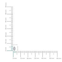 14K White Gold Baguette Diamond Marquise Shape Stud Earrings 1/8 Cttw