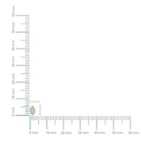 14K Yellow Gold Baguette Diamond Marquise Shape Cluster Stud EarRing 1/8 Cttw