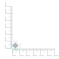 14K White Gold Diamond  Designer Stud Earring 1/4 Cttw