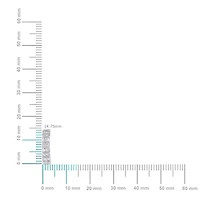 10K White Gold Round Taper Diamond Designer Hoop Earring 1/3 Cttw