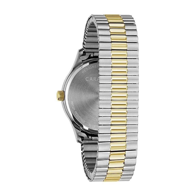 Caravelle Traditional Mens Stainless Steel