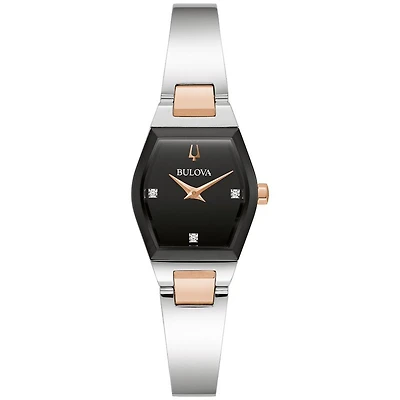 Bulova Gemini Ladies Stainless Steel