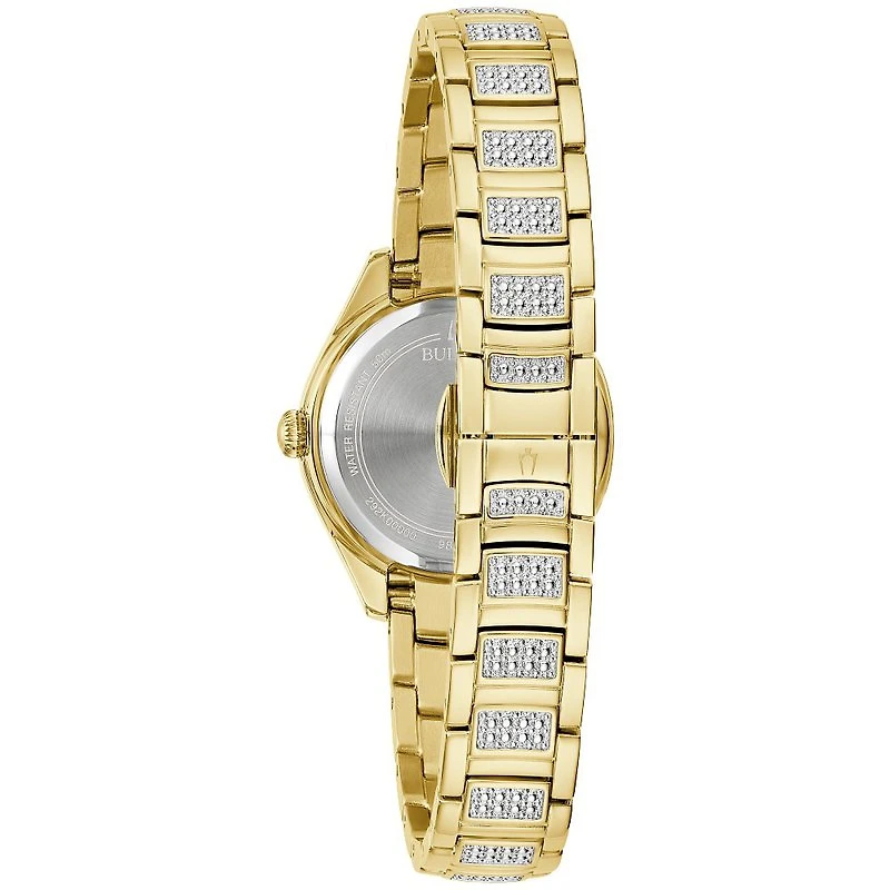 Bulova Misc Crystal Ladies Stainless Steel