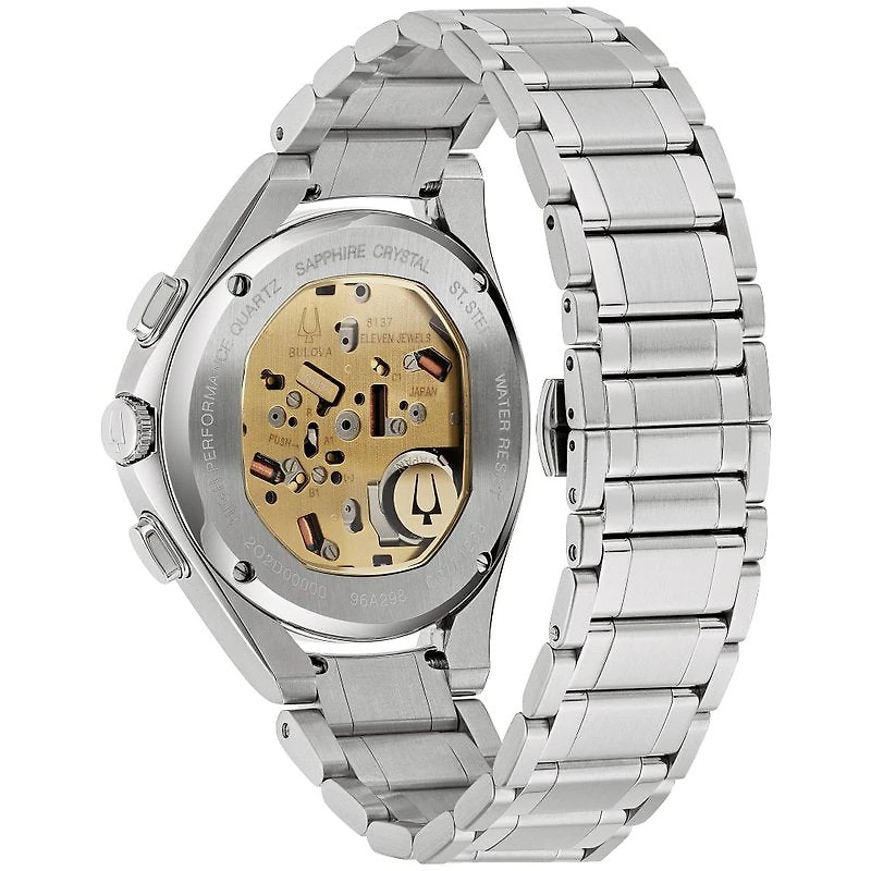 Bulova Curv Dress Mens Stainless Steel