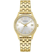 Caravelle Box Set CAR Crystal Ladies Stainless Steel