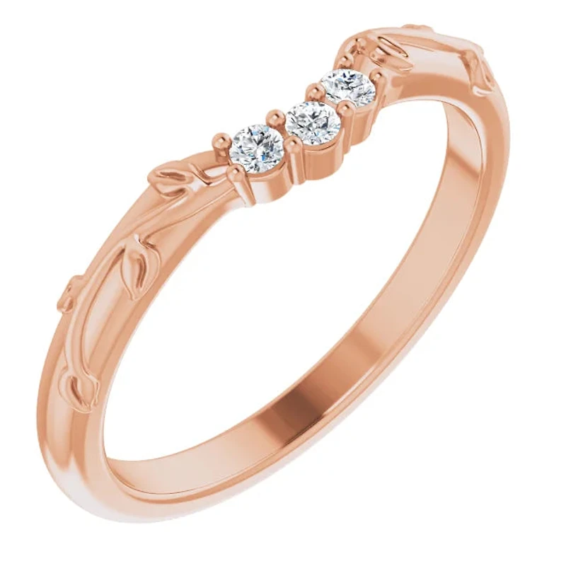 0.08 CTW Natural Diamond Matching Band