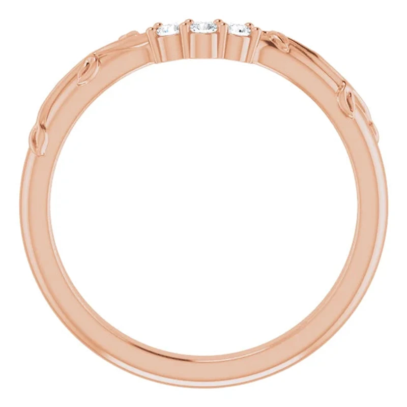 0.08 CTW Natural Diamond Matching Band