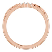 0.08 CTW Natural Diamond Matching Band