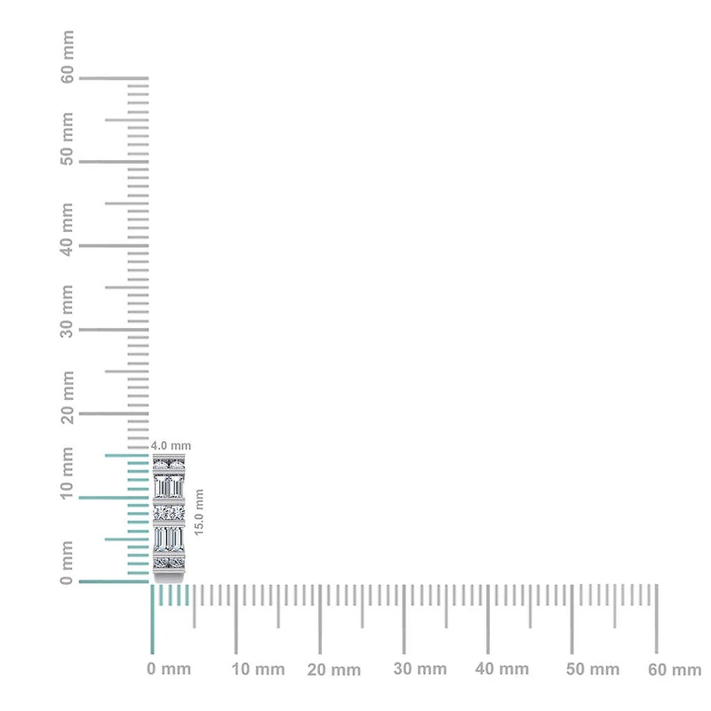 10K White Gold Womens Round Baguette Diamond Small Huggies Earrings 5/8 Cttw