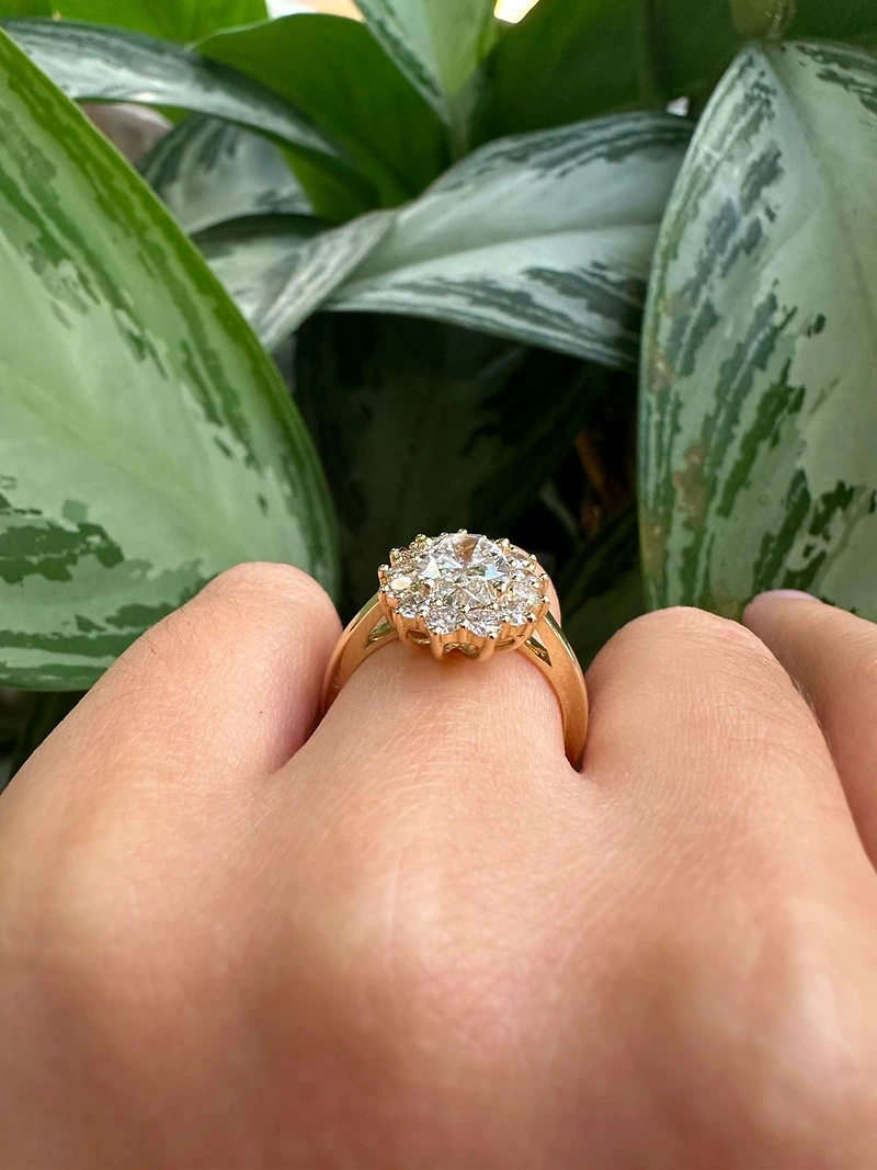 Oval Lab-Grown Diamond Ring