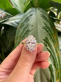 Oval Lab-Grown Diamond Ring