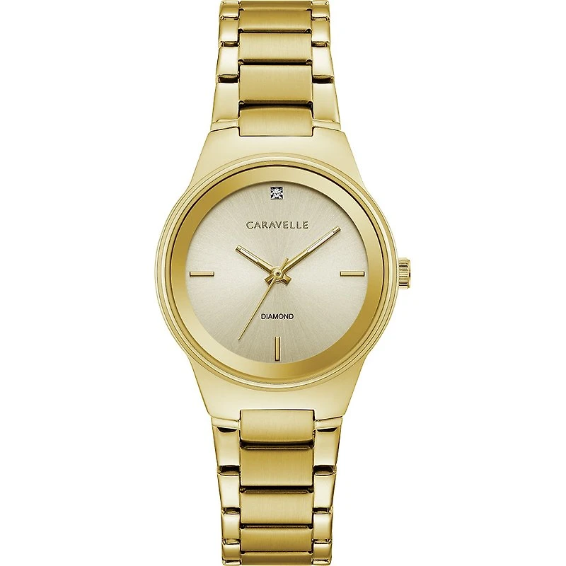 Caravelle Modern CAR Ladies Stainless Steel