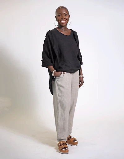 Elara Linen Top