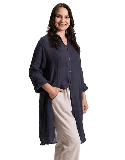 Antonella Linen Gauze Dress