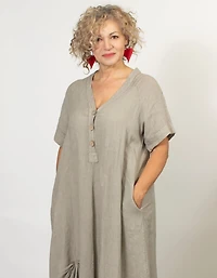 Jonah Linen Dress