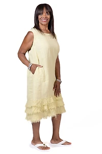 Avellina Dress in Citrine
