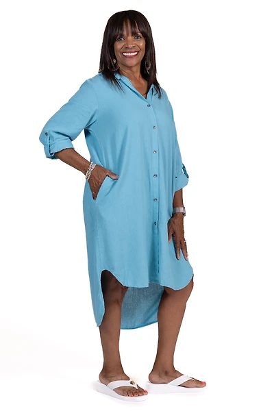 Antonella Dress in Ocean