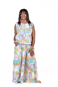 Arlette Bottoms in Citrus Sol Digital Print