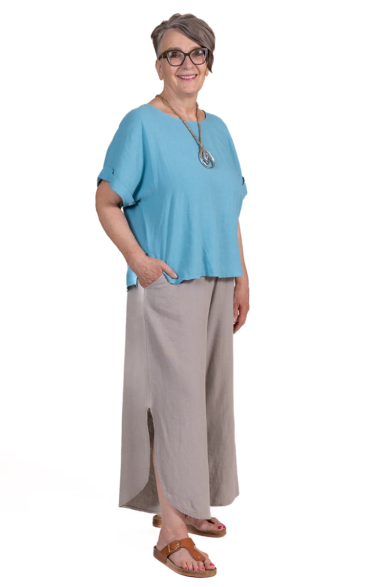 Bellina Top in Ocean