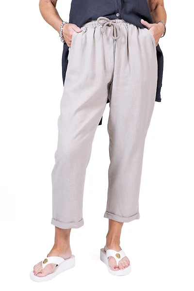 Fiorella Bottoms in Flax