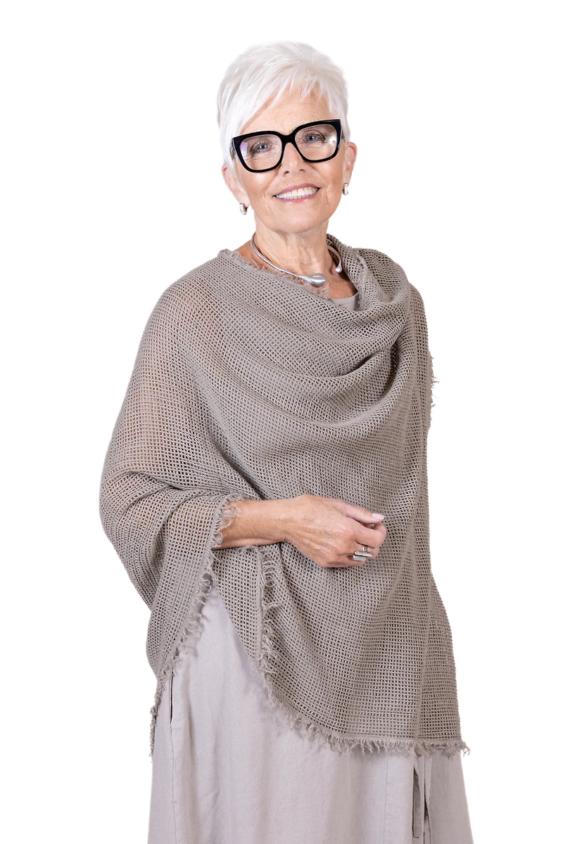 Viviana Shawl in FLAX